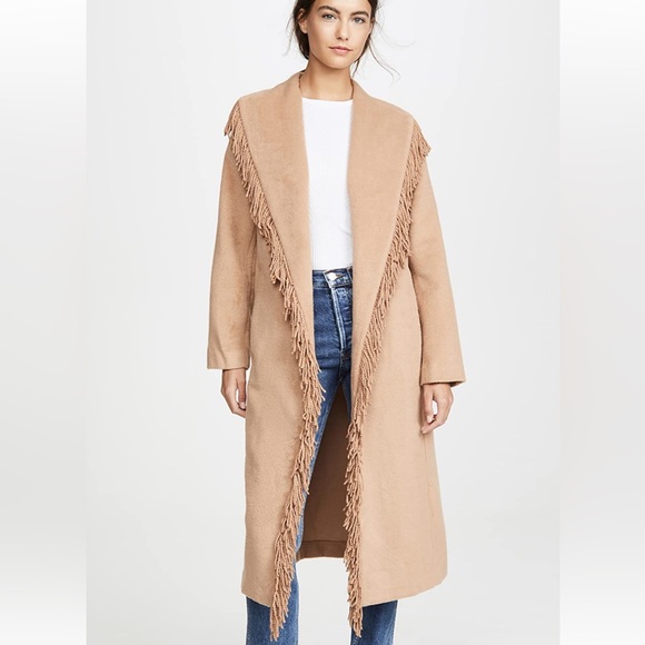 Line & Dot Jackets & Blazers - Line and dot Linda fringe coat